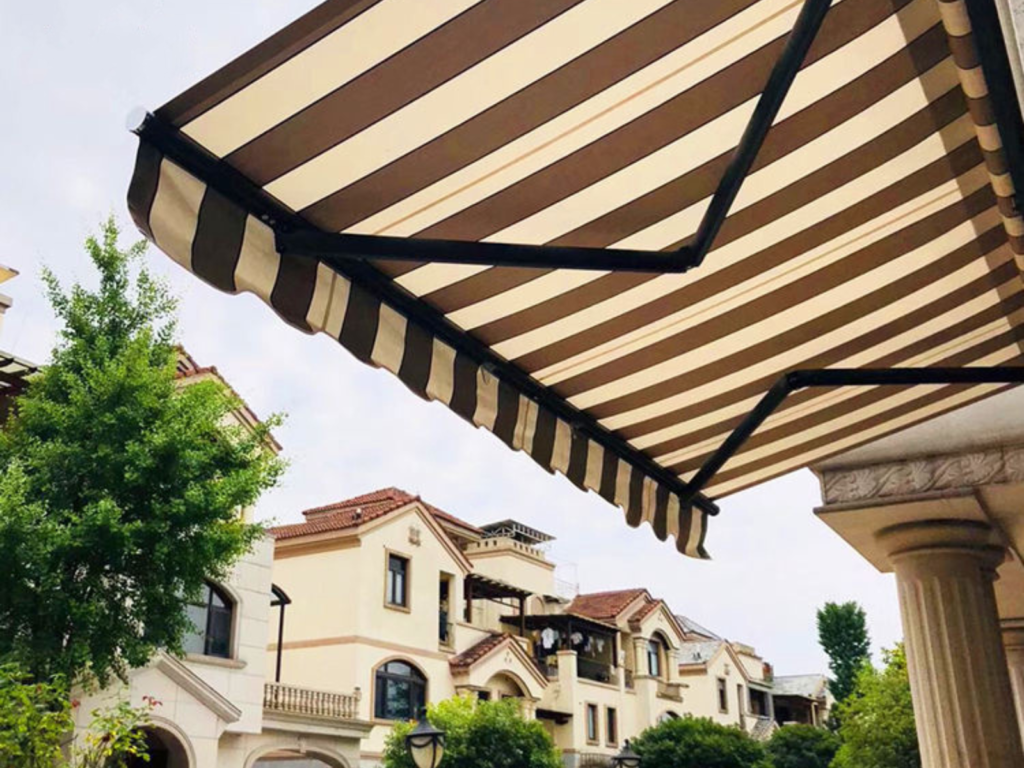 brown retractable awnings for balcony in Pune